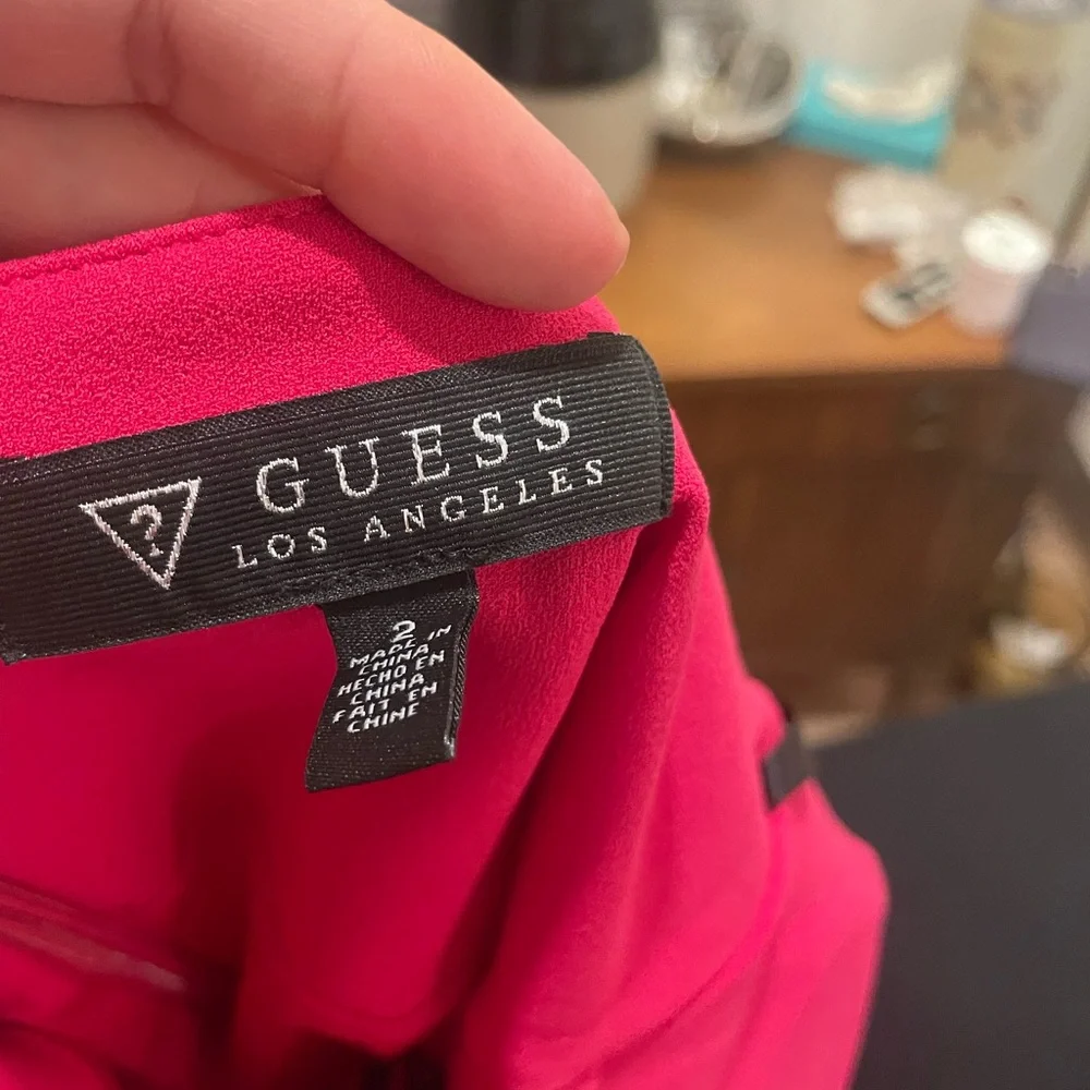 Guess Vibrant Red Mini Dress - Picture 3 of 4